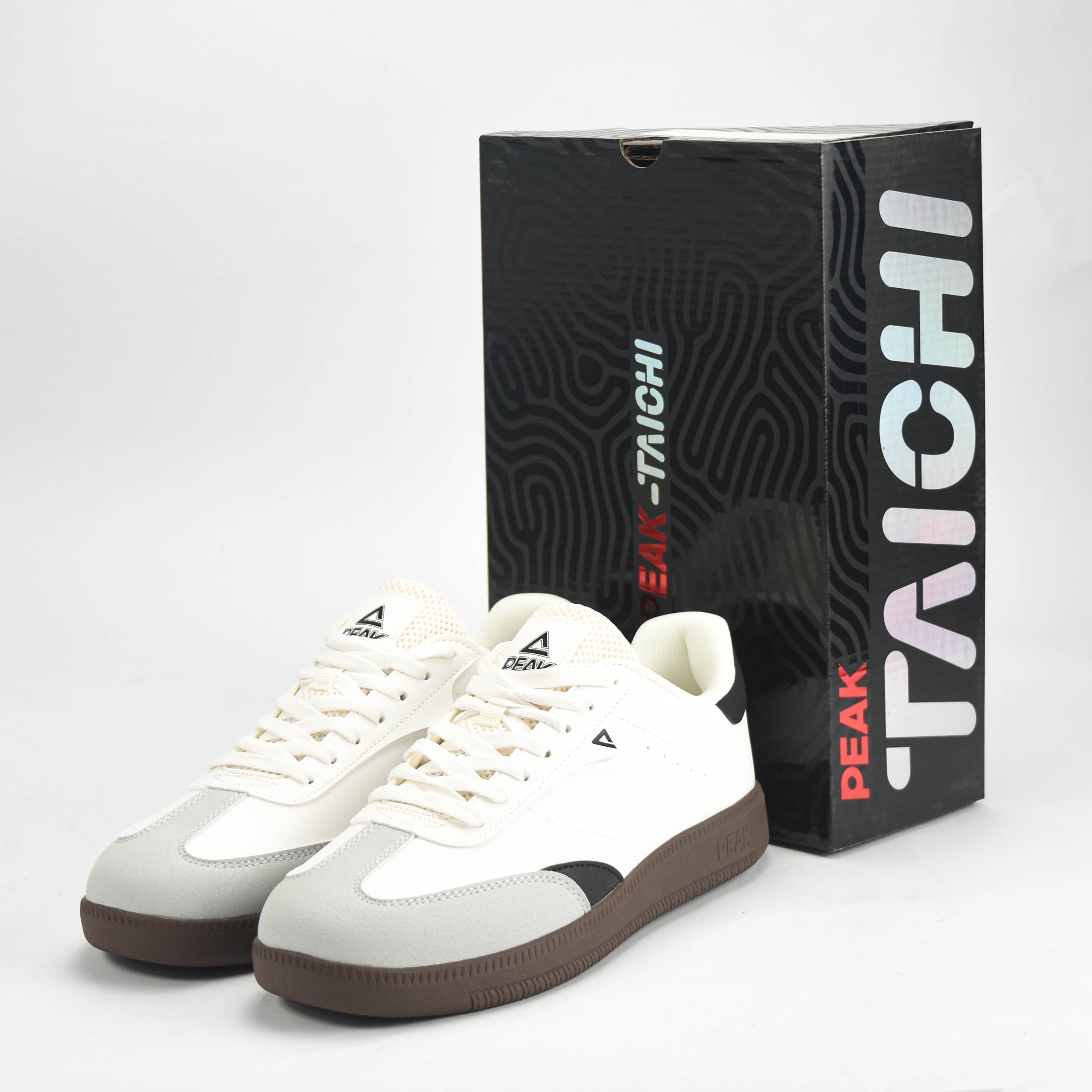 Peak Taichi Casual Shoes White/Black - EXT53867B-Z498