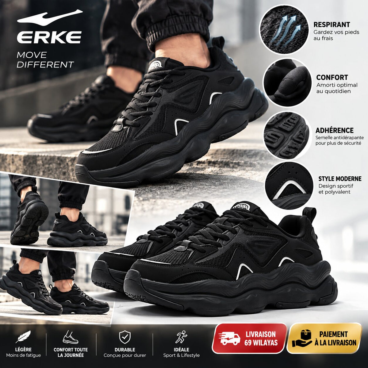 ERKE FOOTWEAR - 11126102200-008