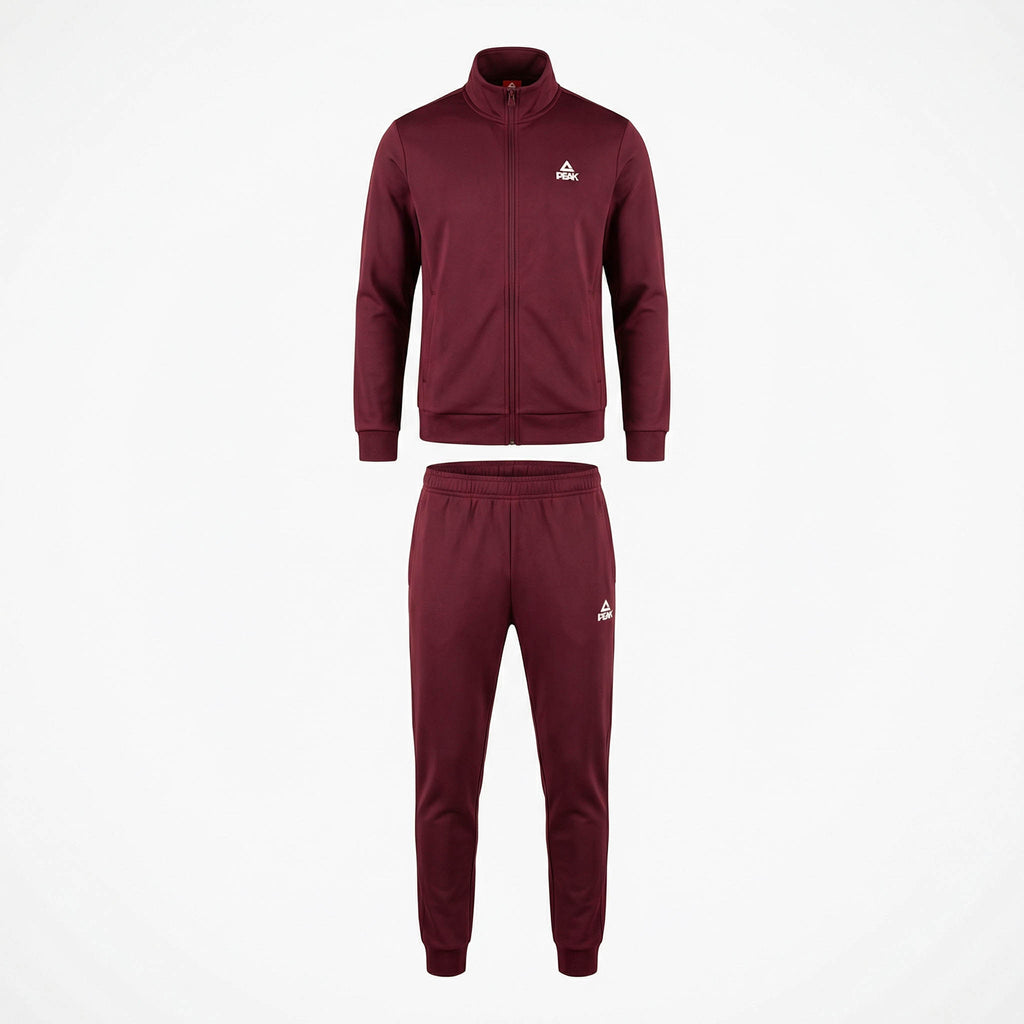 Peak Knitted Tracksuit Burgundy - FW94053-0090