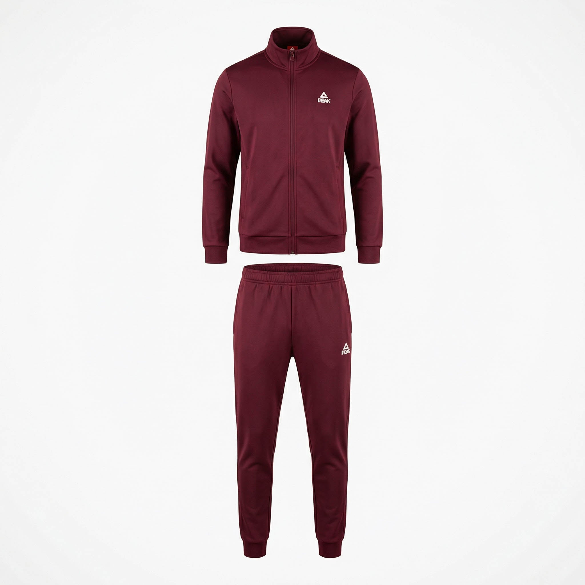 Peak Knitted Tracksuit Burgundy - FW94053-0090