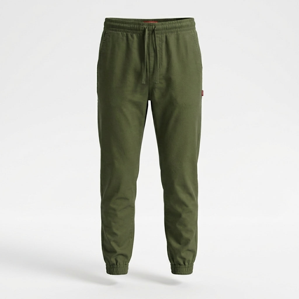 DEPART JOGGER SLIM HOMME VERT M - G21-000176-GREEN