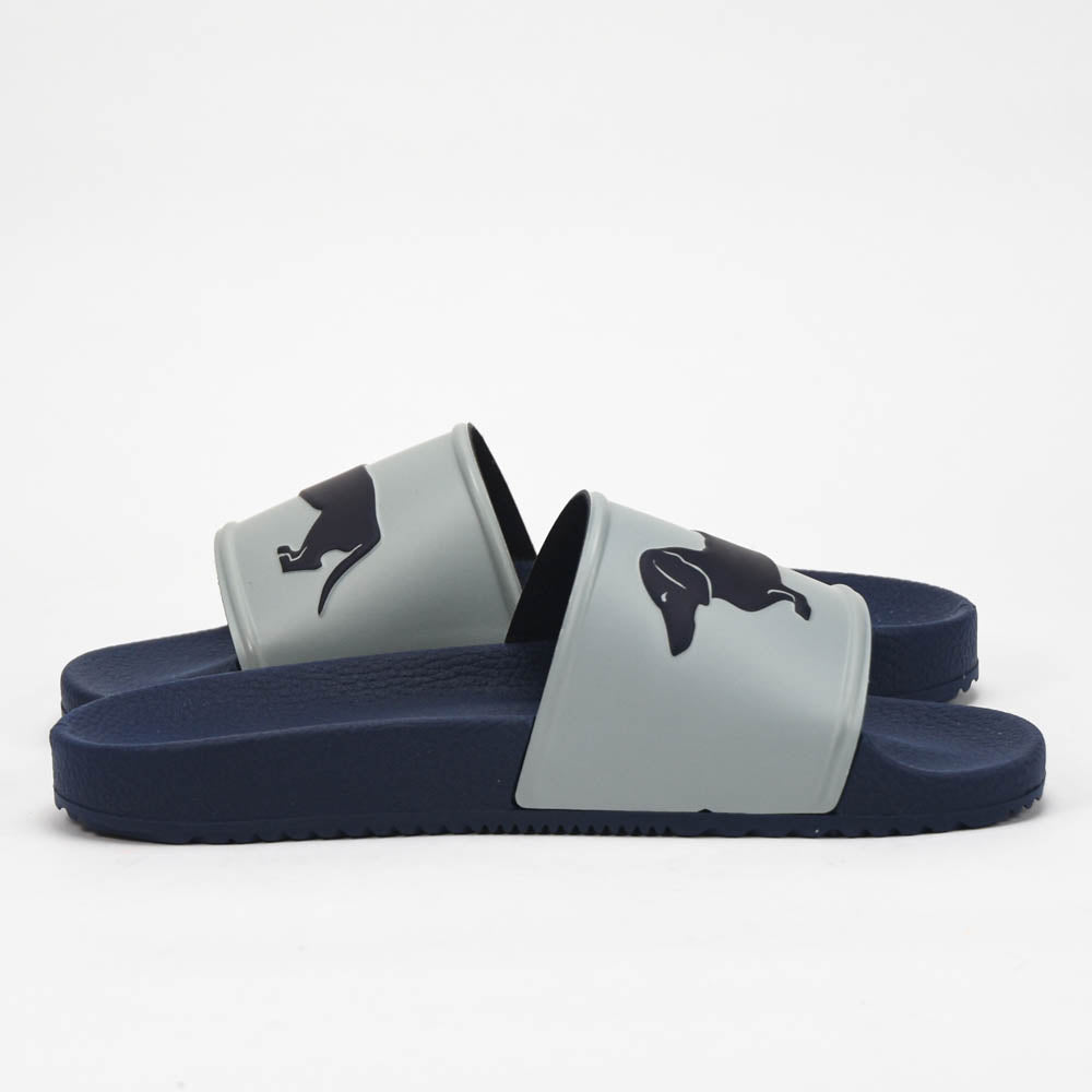 HARMONT AND BLAINE CIABATTA UOMO EVA - LOGO GRIGIO - BLU - EFM231-131-6520