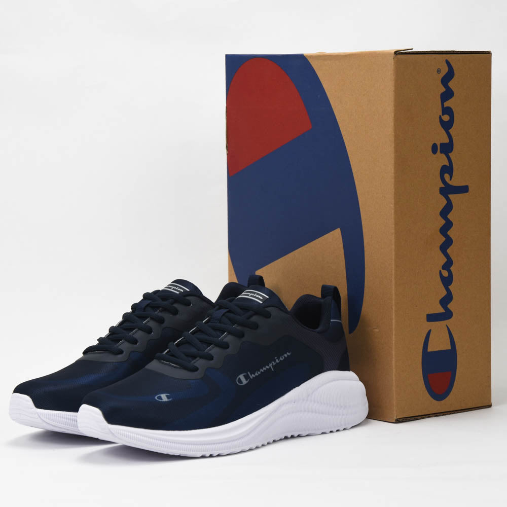 Champion Syphon Script 2.0 Running Inspired Trainers Navy Blue - S22482-BS501
