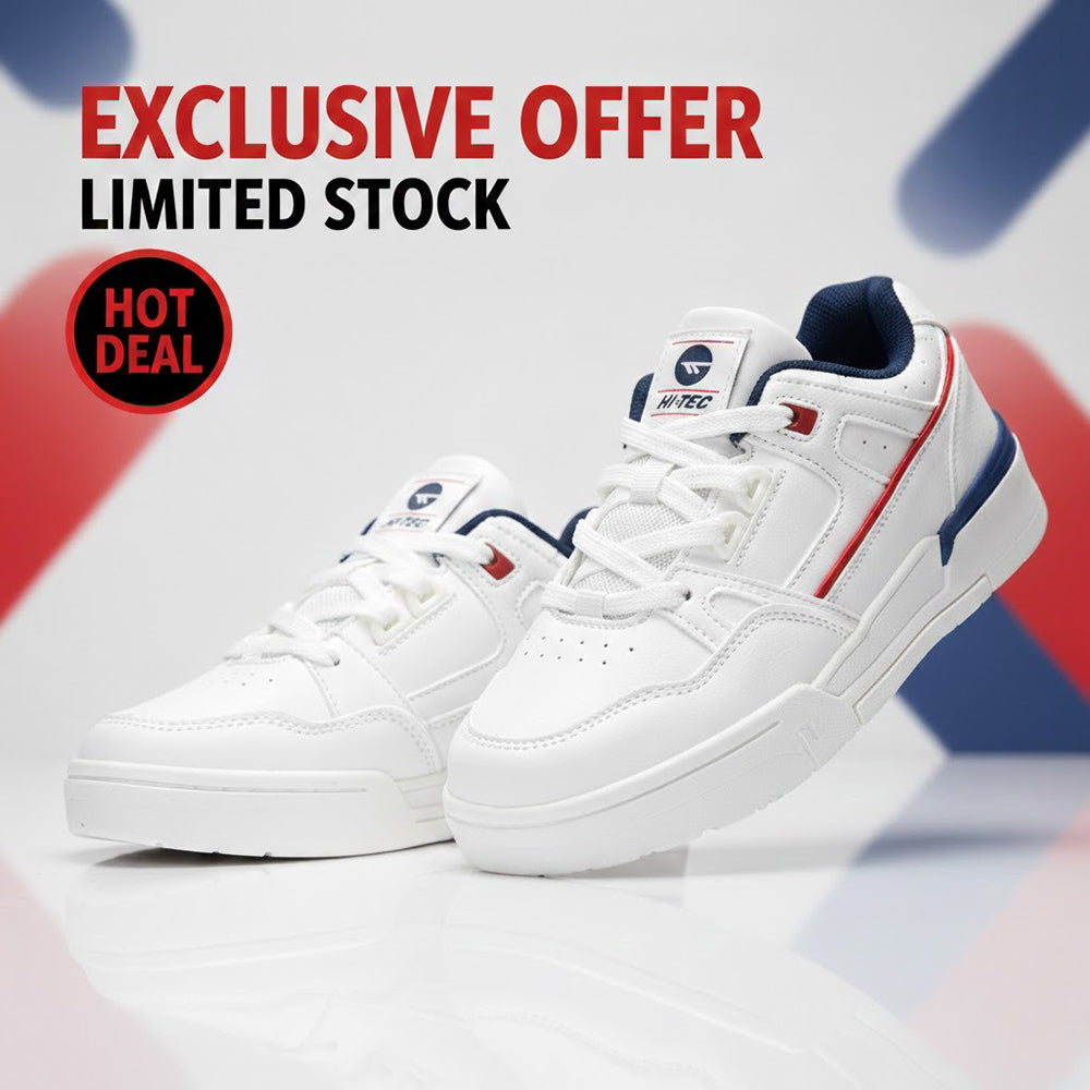 HITEC Freeline Low JNR White-Red-Blue - L014537