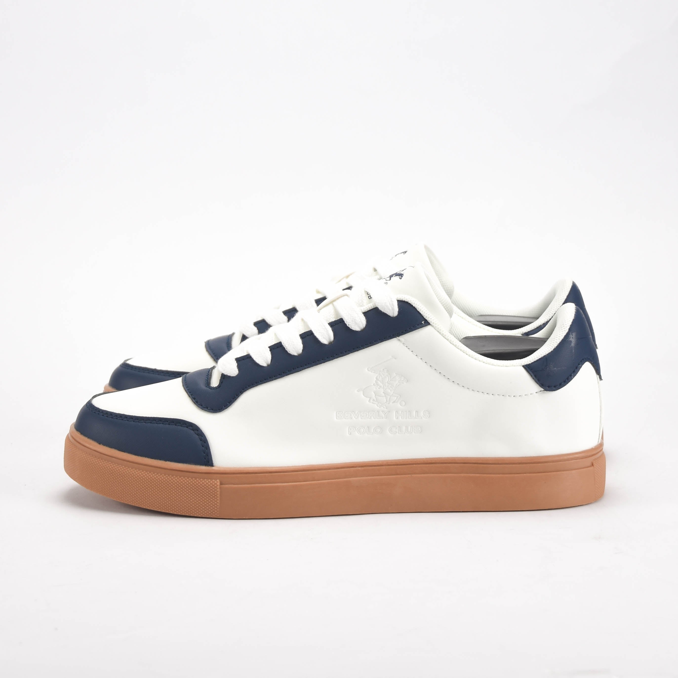 POLO BASKETS POUR HOMME - BPLR23-105-WHT-NAV