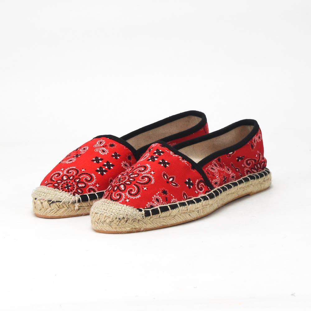 ANDRÉ ESPADRILLES FEMME HADRIANA TEXTILE ROUGE - 52357781602