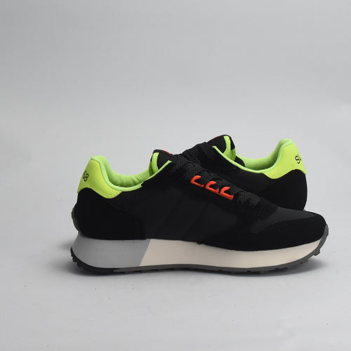 BASKET SUN68 JAKI 2.0 FLUO 11 NERO - Z35113-11