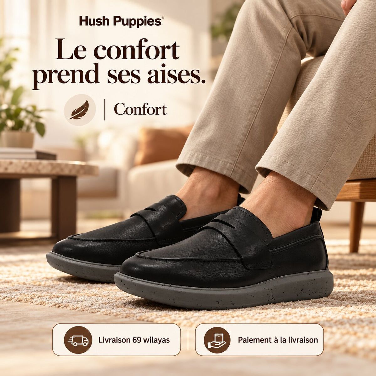 HUSH PUPPIES FOOTWEAR - HPM10654