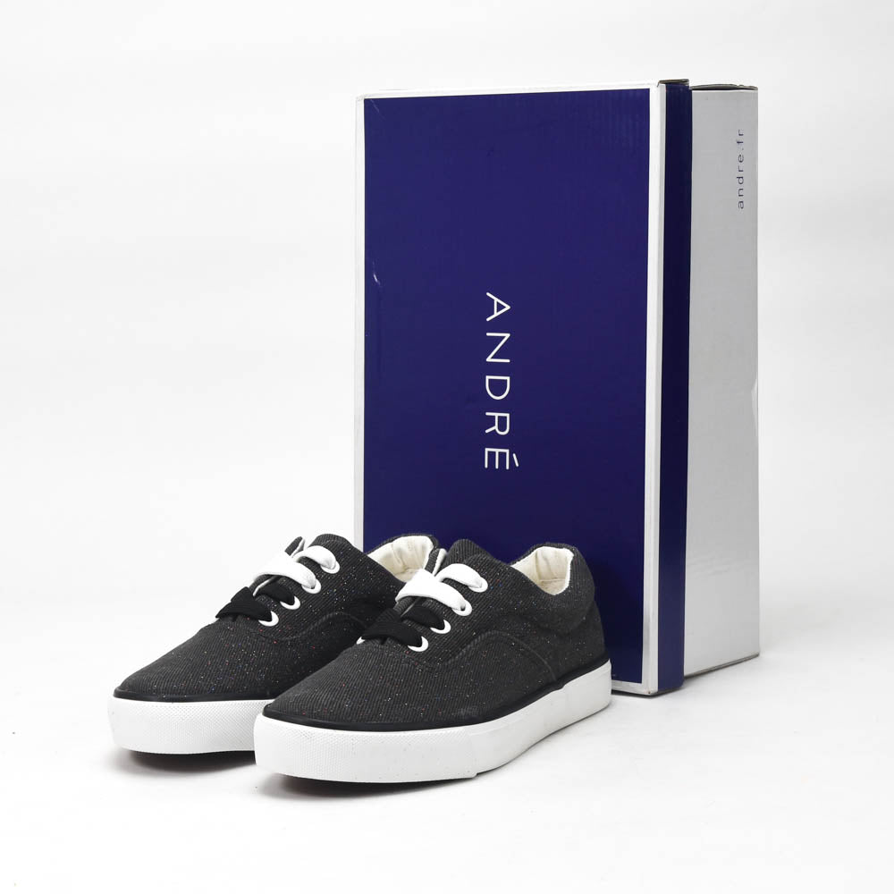 ANDRÉ ESPADRILLES FEMME FUSION TEXTILE GRIS - 52149583208