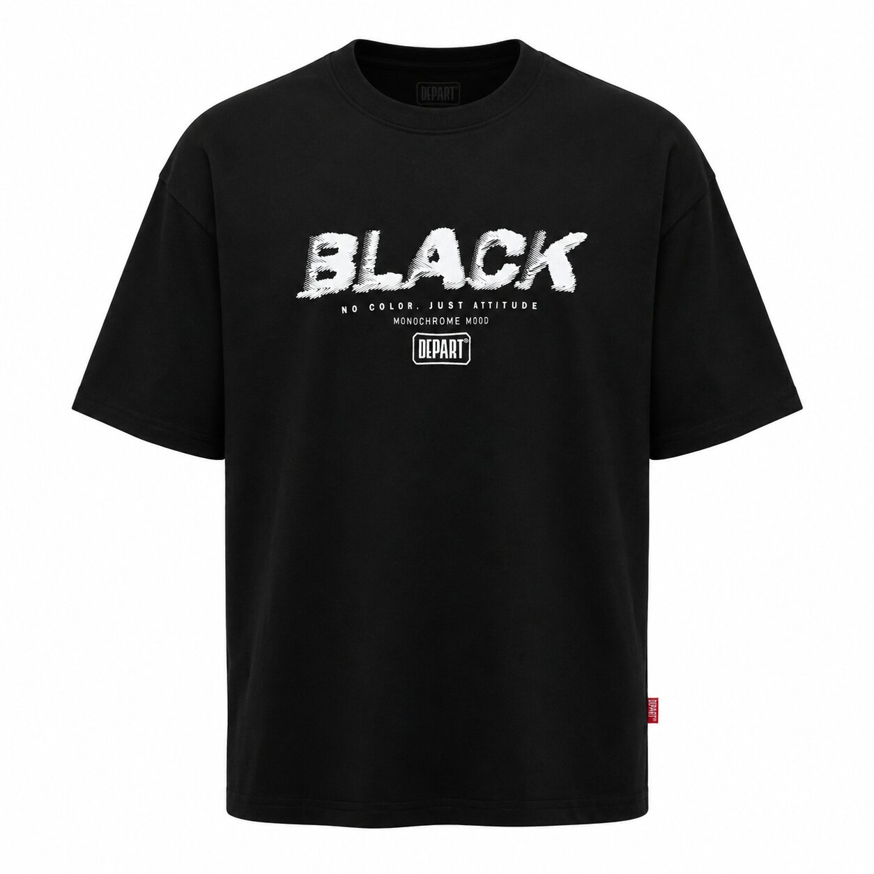 Départ Homme T-shirt Oversize Black - MT319-G23-014067