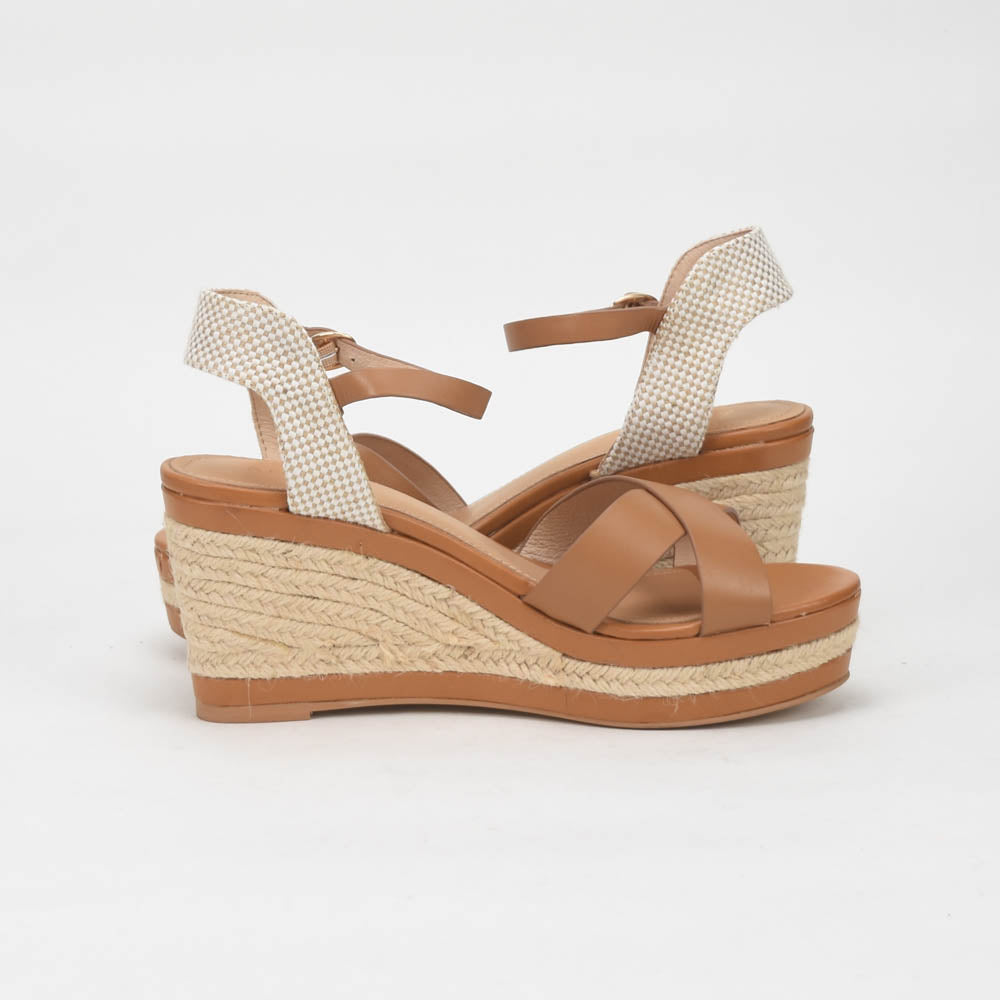ANDRÉ SANDALES FEMME SAND CUIR MARRON BEIGE - 52357609402