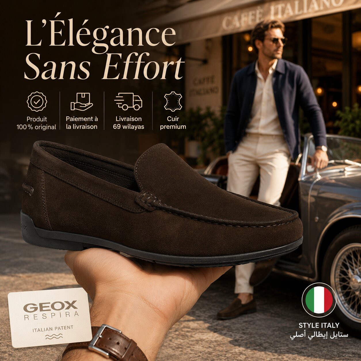 Geox Homme Mocassins - U55Q3A00022-C6006