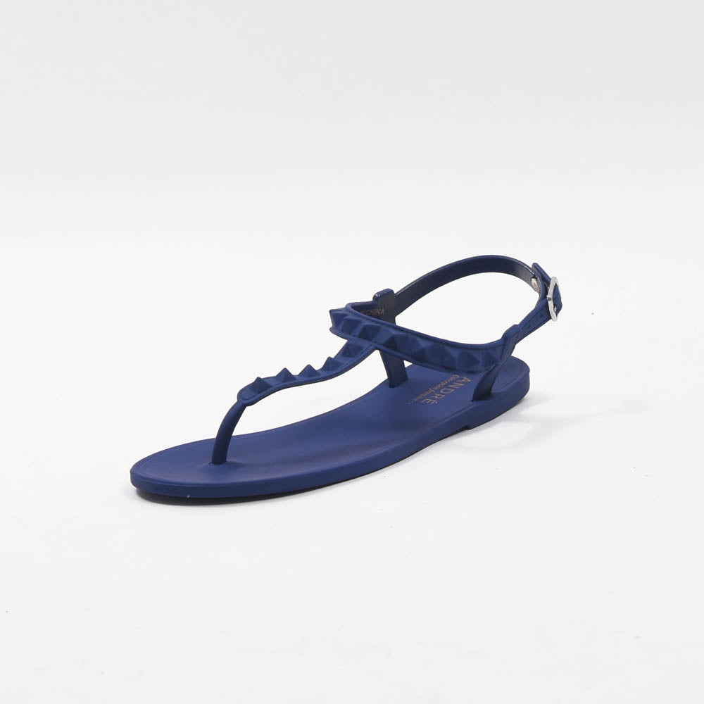 ANDRÉ SANDALES FEMME HADEWIG CAOUTCHOUC BLEU - 52321470604