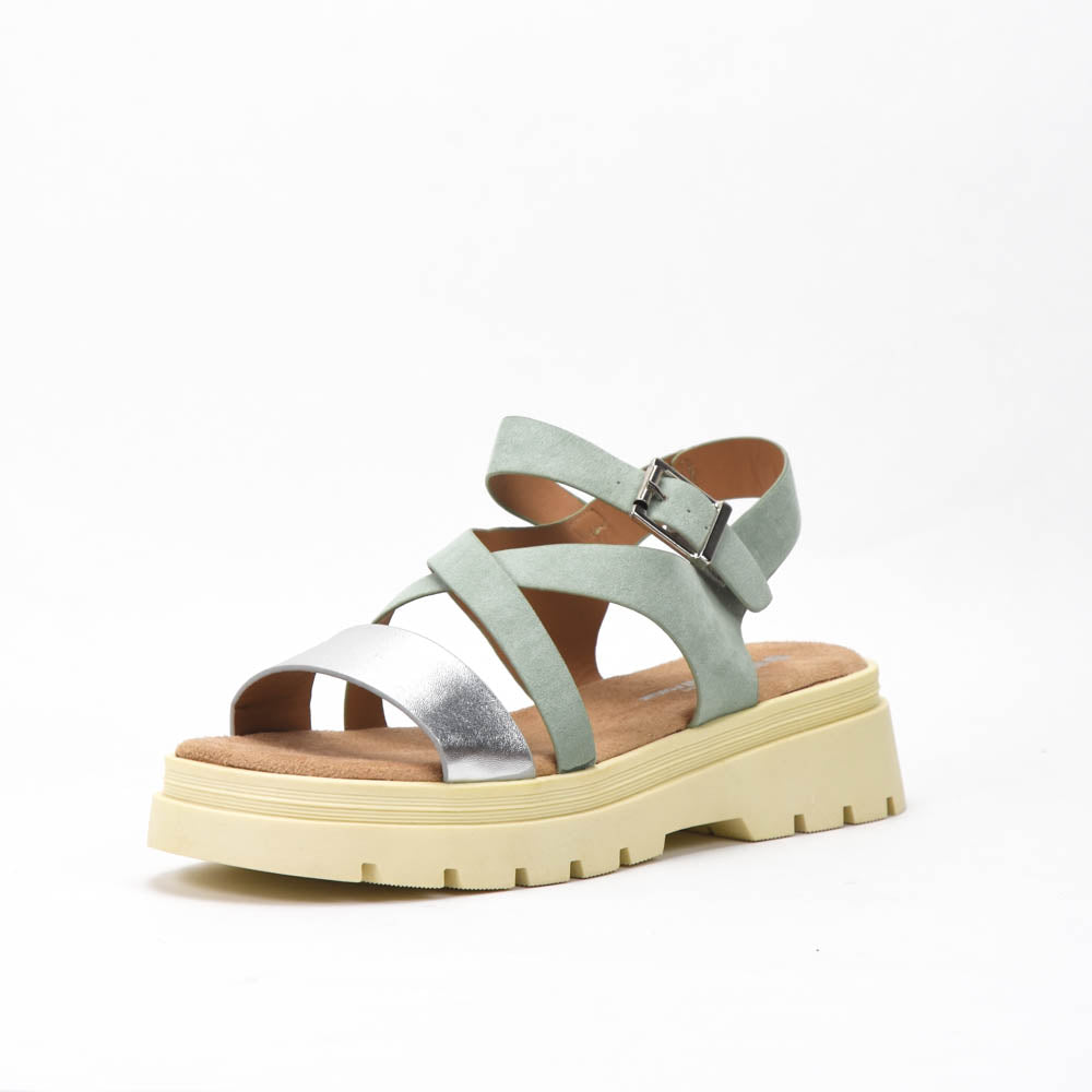 Safety Jogger Sandales Jeune Fille Métallisées - 590033-SIL-MTG