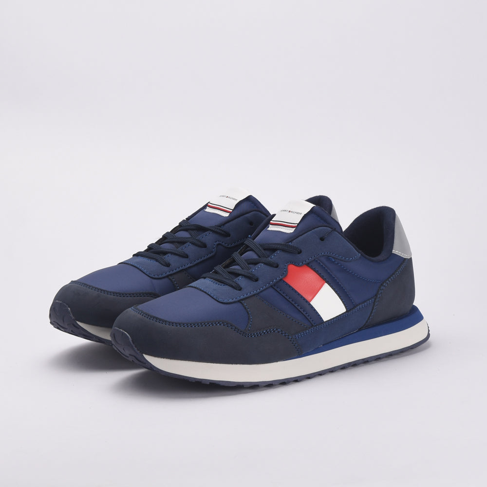 TOMMY HILFIGER FLAG LOW CUT LACE-UP 800-BLUE - T3X9-33130-0316800