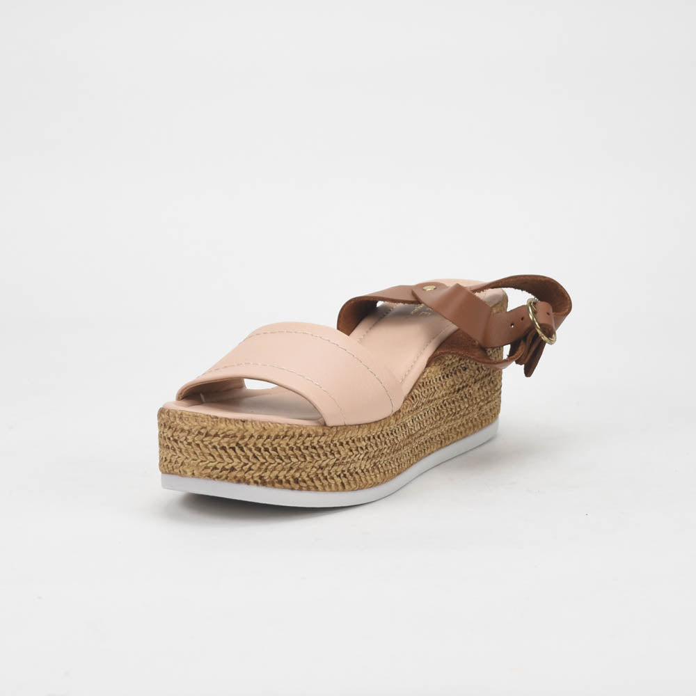 ANDRÉ SANDALES BALADINA FEMME ROSE MARRON - 52314607647