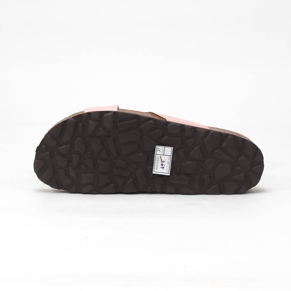 ANDRÉ MULES FEMME ROULADE ROSE - 52321902435