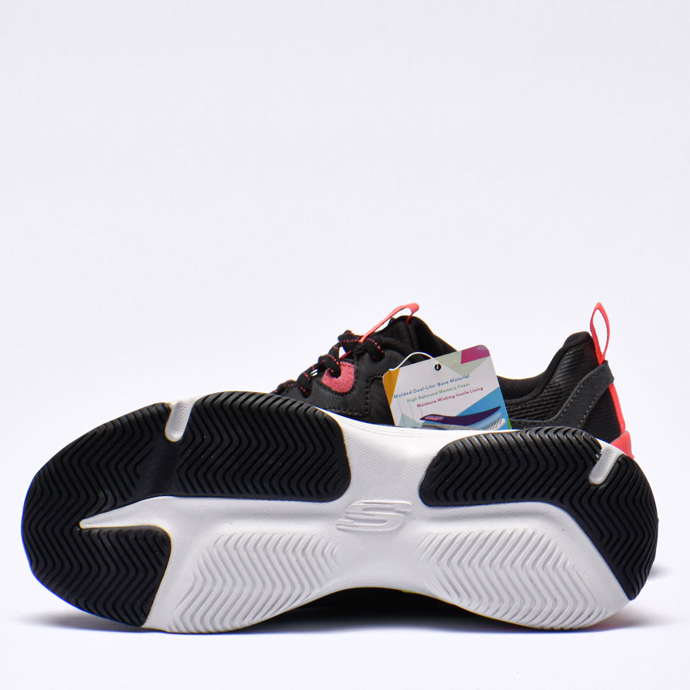 SKECHERS ENERGY RACER-EMBRACE HER BLACK/CORAL - 149370/BKCL