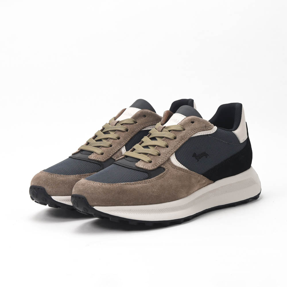 Harmont and Blaine Camoscio Tex Sneakers Homme - EFM252-060-A60-AE