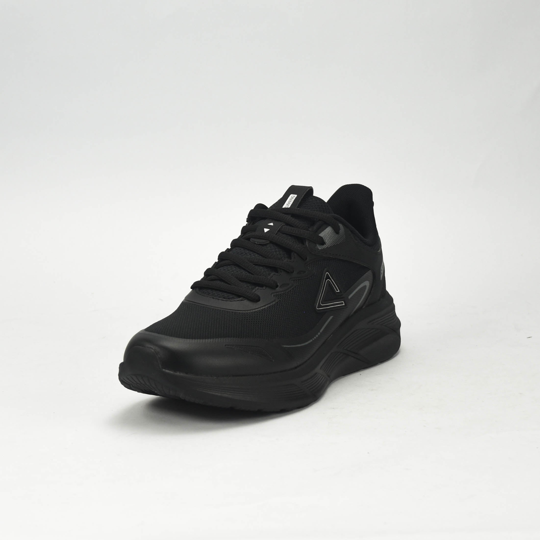 PEAK TRAINING RUNNING SHOES-ALL BLACK - EXT54427H-Y291