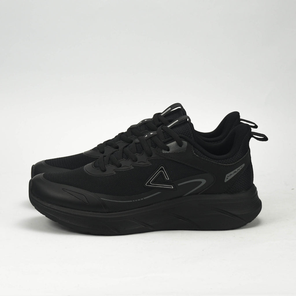 PEAK TRAINING RUNNING SHOES-ALL BLACK - EXT54427H-Y291