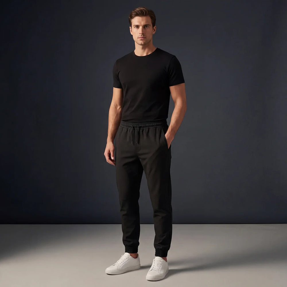 LUMBERJACK PANTALON JOGGER HOMME BLACK - LBJ89101-BLK