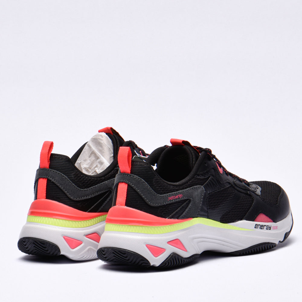 SKECHERS ENERGY RACER-EMBRACE HER BLACK/CORAL - 149370/BKCL