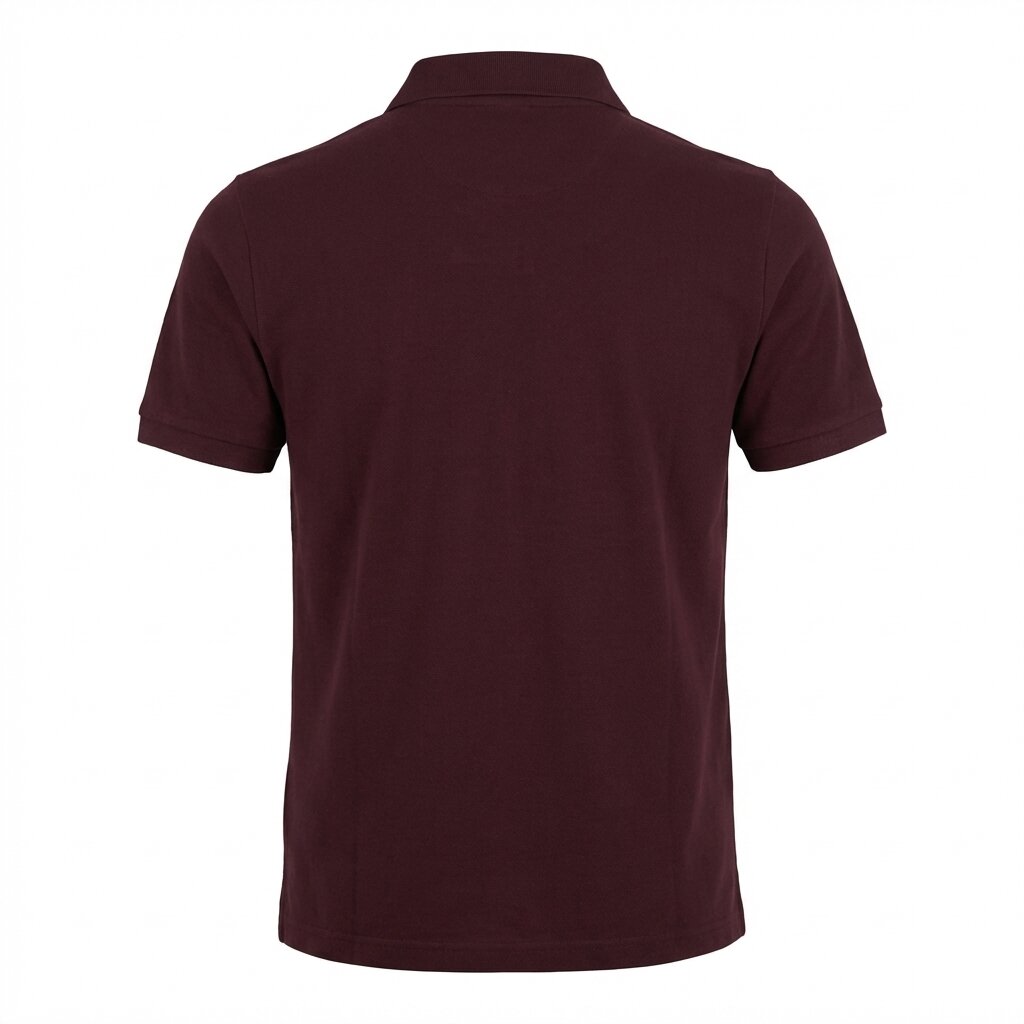 LUMBERJACK MEN POLO ESSENTIALS MINI LOGO BURGENDY - LBJ69009-BGD