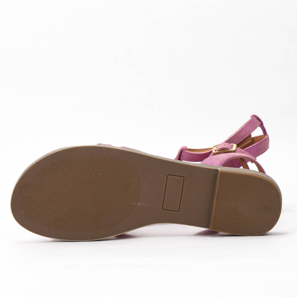 Safety Jogger Sandales Plates Femme - 610161-FUC-NAT
