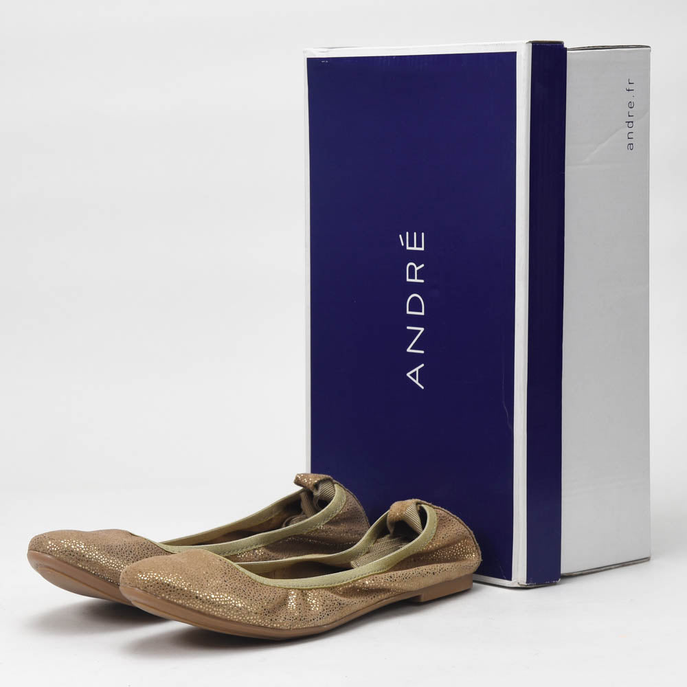 ANDRÉ BALLERINES FEMME ACTEE BEIGE - 52119502200