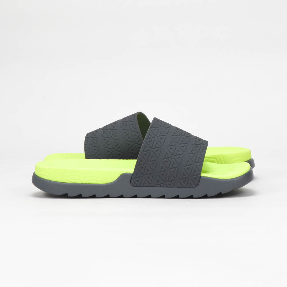 PEAK SLIPPERS DK.GREY YELLOW - E02767L