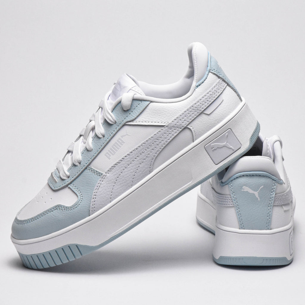 PUMA CARINA STREET JR WHITE SILVER MIST - 393846-07