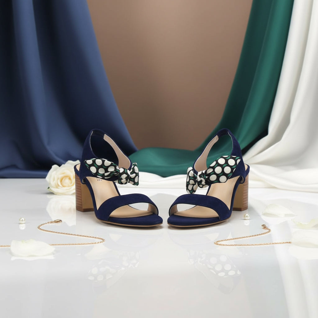 ANDRÉ SANDALES FEMME SUPENS DAIM BLEU - 52314437450