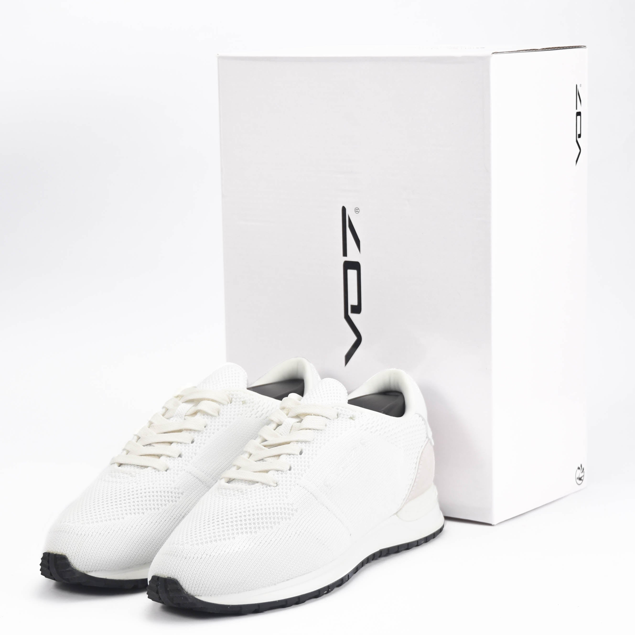 VO7 BASKET MILAN KNIT HOMME WHITE - CH-MIL-WHT