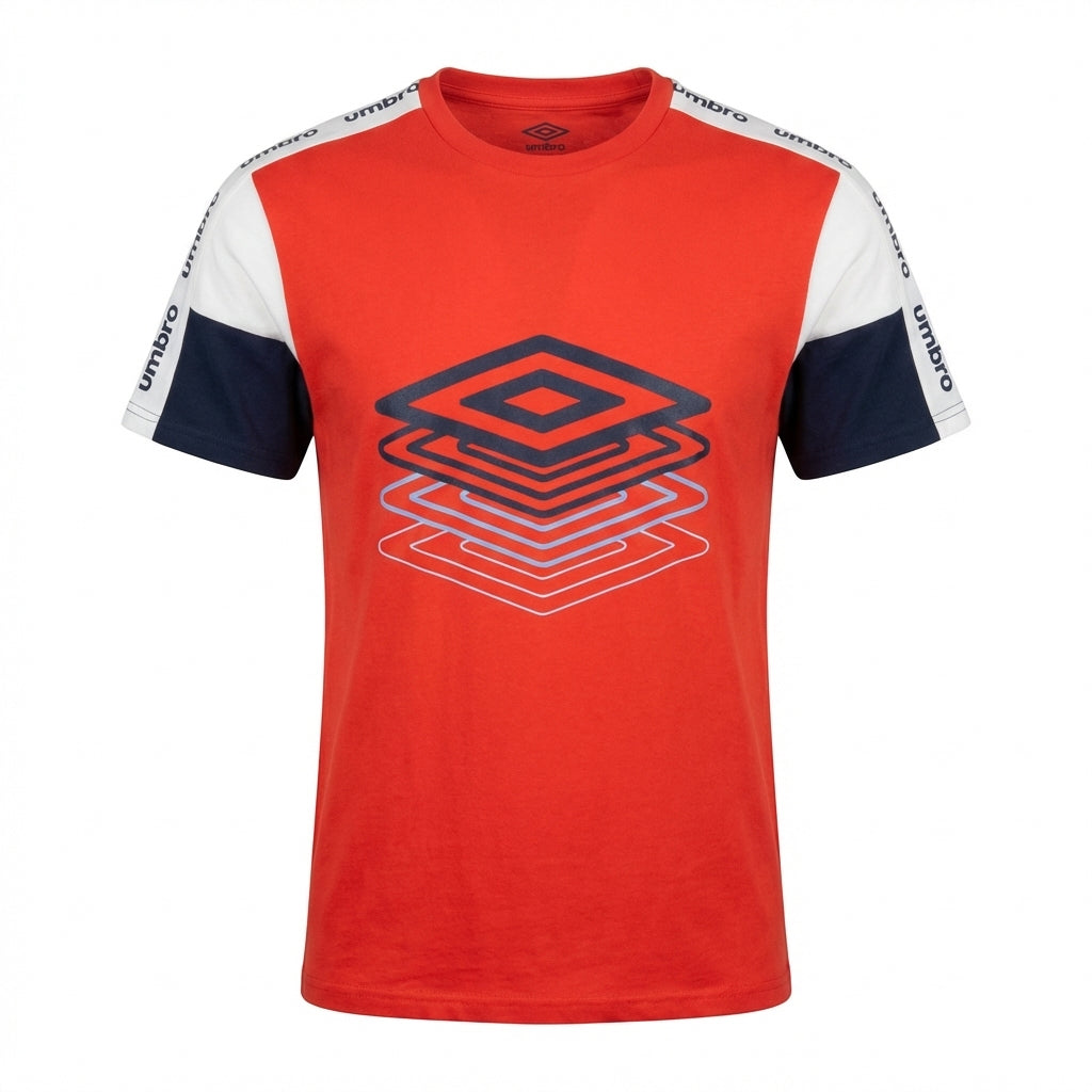 UMBRO T-SHIRTS ORIGINAL HOMME ROUGE COTON - UAA241M009-005