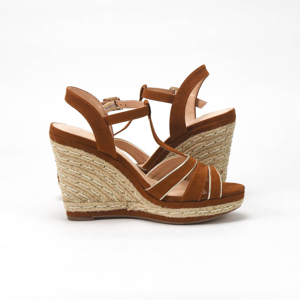 ANDRÉ SANDALES FEMME JULY CUIR MARRON - 52314689623