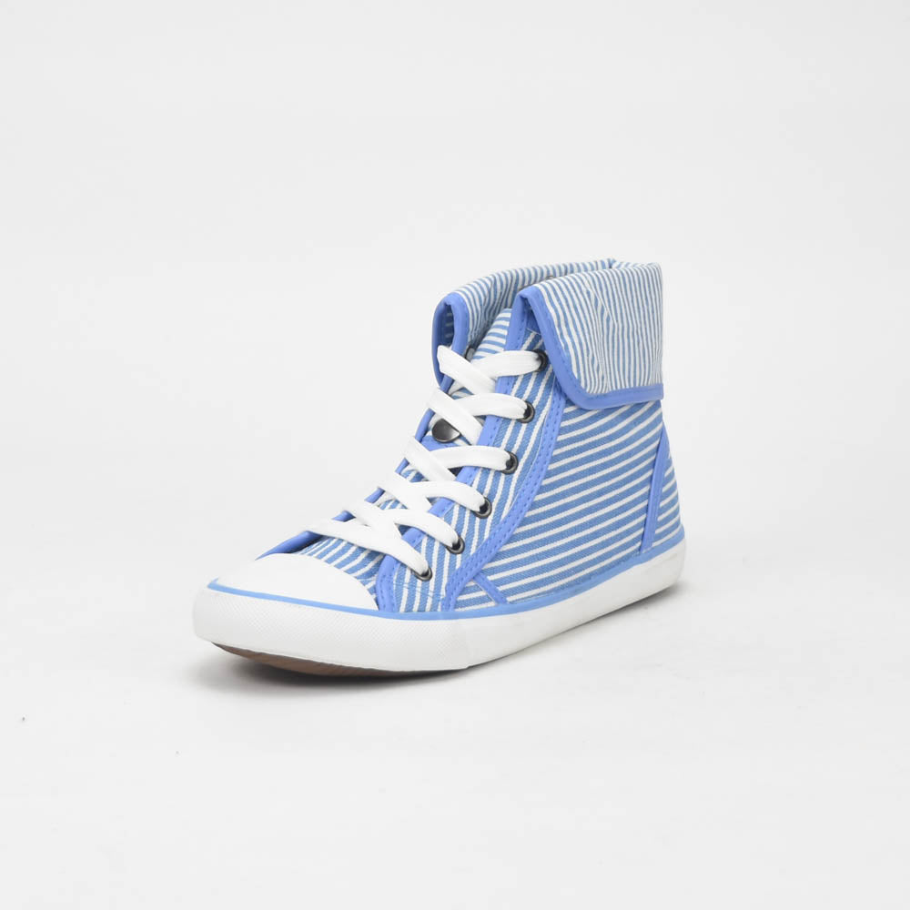 ANDRÉ BASKETS MONTANTES FEMME GIROFLE BLUE - 52149481207