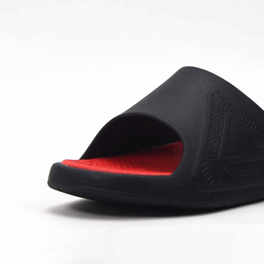 PEAK MEN TAICHI SLIPPERS BLACK RED - ET59095L-2060