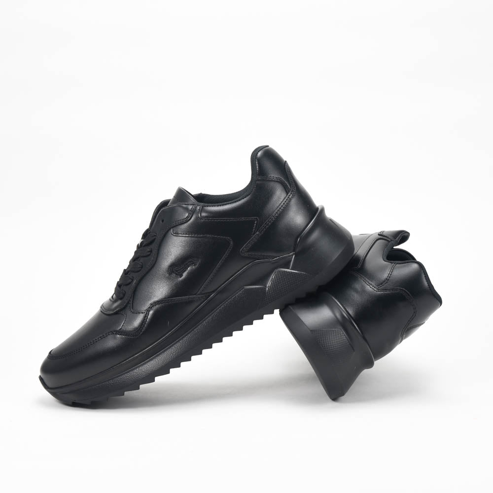 Harmont and Blaine Sneakers Leather Black - EFM252.070.1B0.11