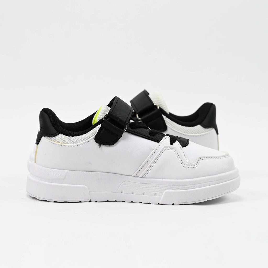 Peak Kid\'s Culture Shoes White Black - EK41850B-1020