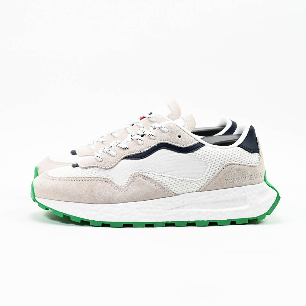 Tommy Hilfiger Men Sneakers - EM0EM01259-WHITE-GREEN