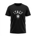 LUMBERJACK MEN TEE ITALY BIG LOGO BLACK - LBJ27001-DGY