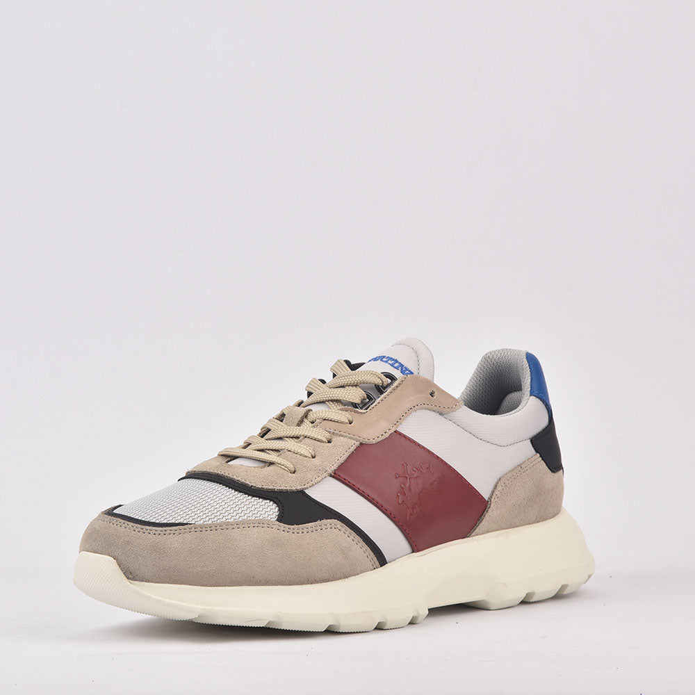 LA MARTINA SCARPA UOMO CAMOSCIO TEX FABRIC - LFM232-020-4050