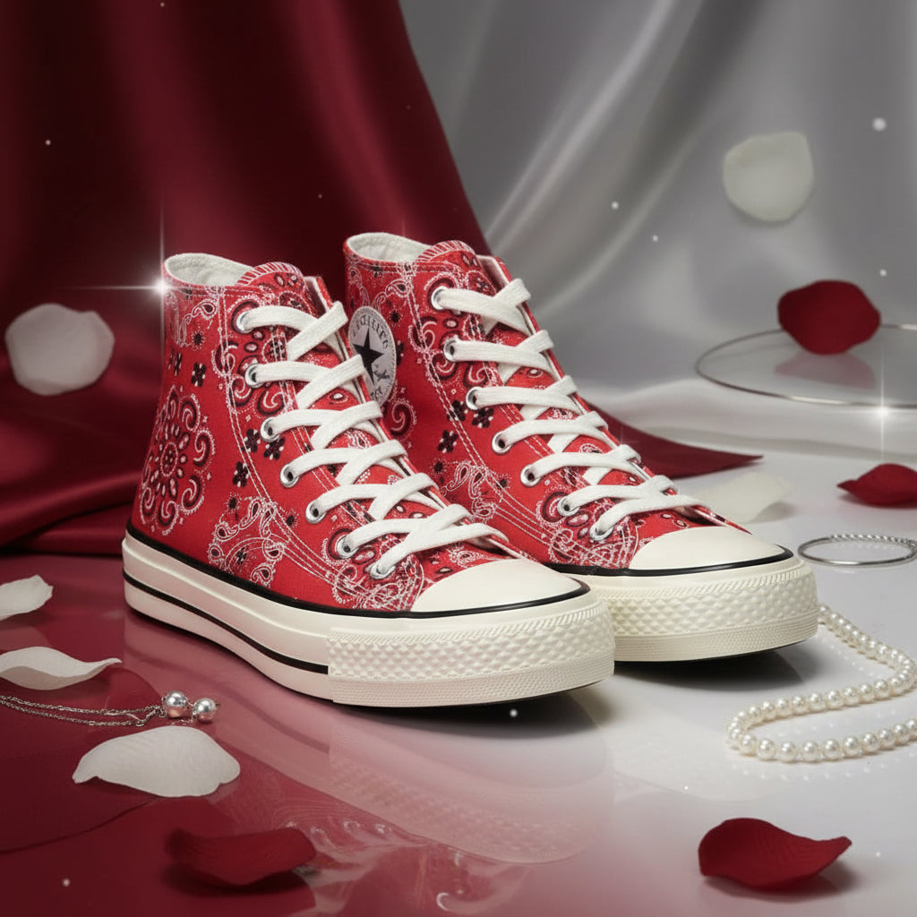 ANDRÉ BASKETS MONTANTES FEMME HEAVEN RED - 52149781607