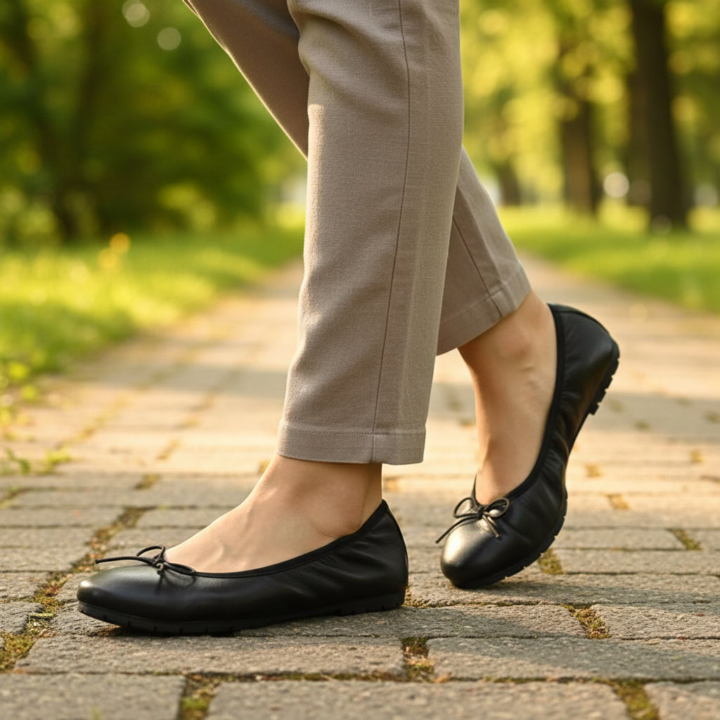 ANDRÉ BALLERINES FEMME NANA NOIR - 52119100500
