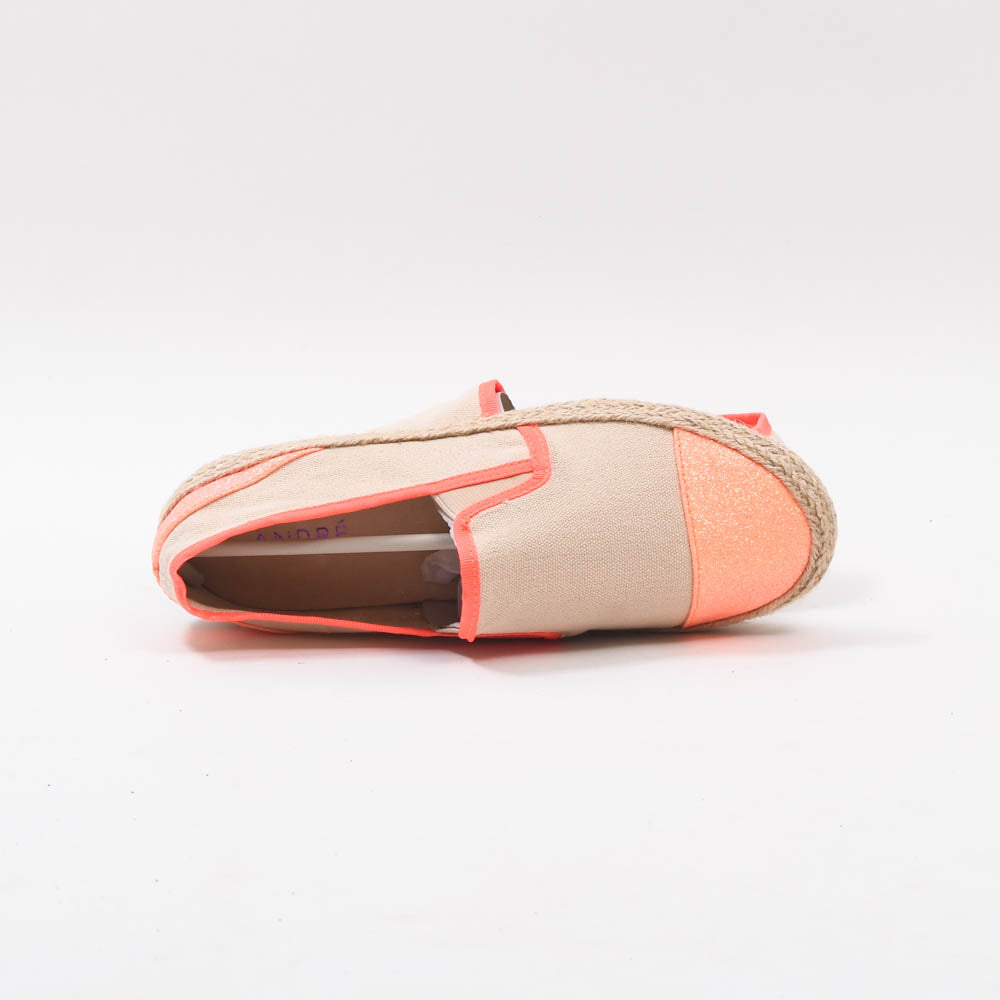 ANDRÉ ESPADRILLES FEMME DIXY ORANGE - 52357981009