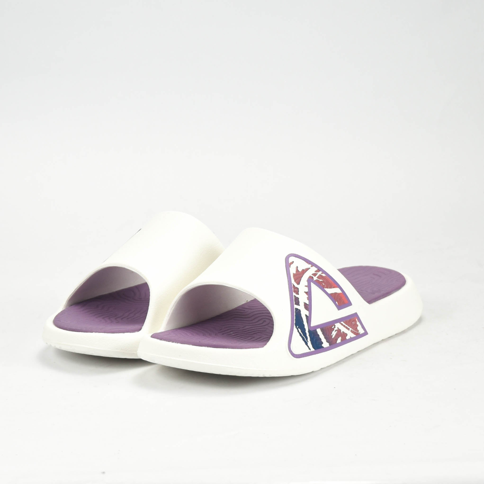 Peak Taichi Sports Slippers White/Purple - ET53098L-Z472
