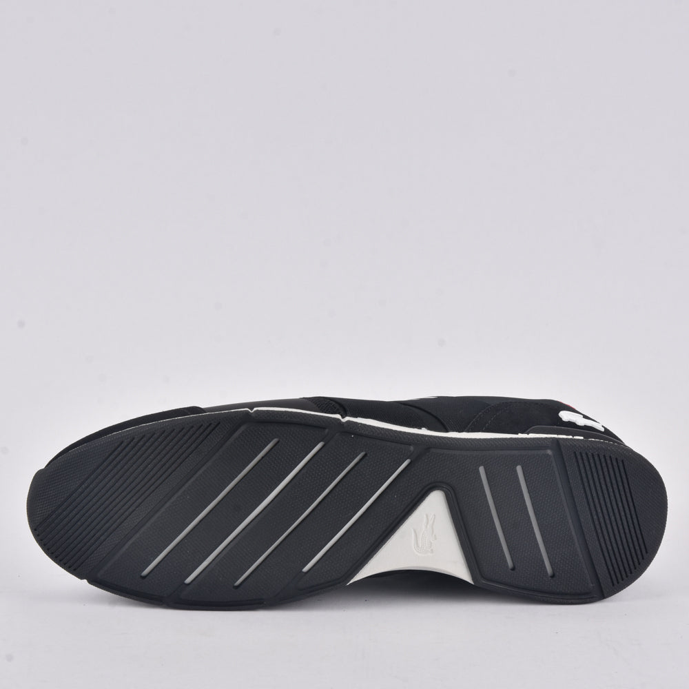 LACOSTE MANEVRA ELITE 0120 1 CMA BLK/RED TEXTILE - 40CMA00041B5