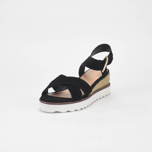 ANDRÉ SANDALES FEMME DAIM NOIR - 52314135637