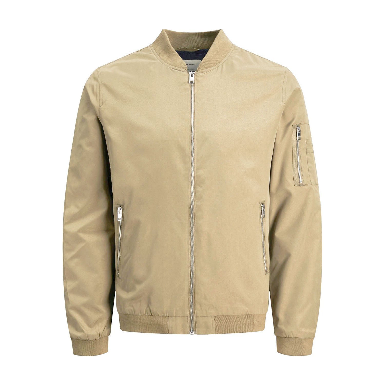 JACK & JONES BOMBER JOMER BOMBER BEIGE - 12165203/SWX-MHI-2022 BEIGE